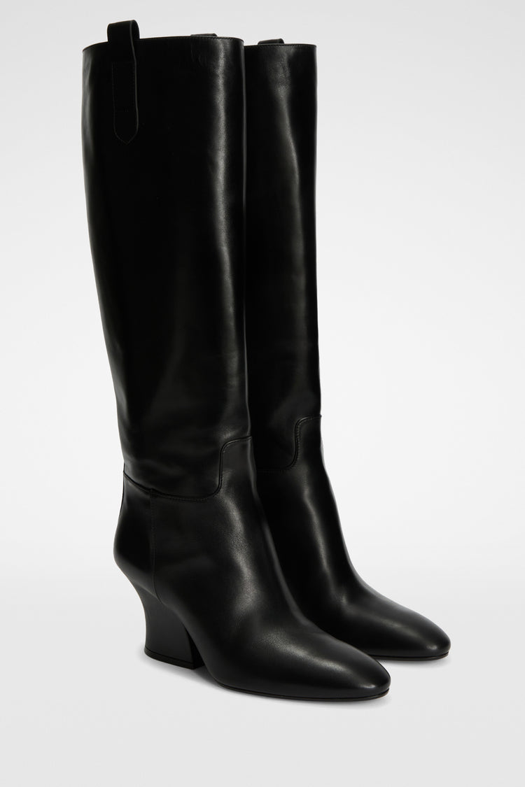 jil sander knee boot for women