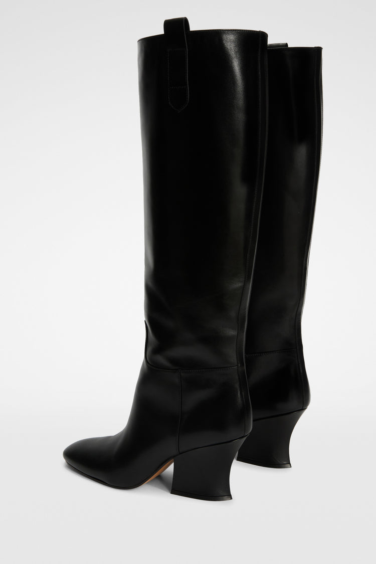 jil sander knee boot for women
