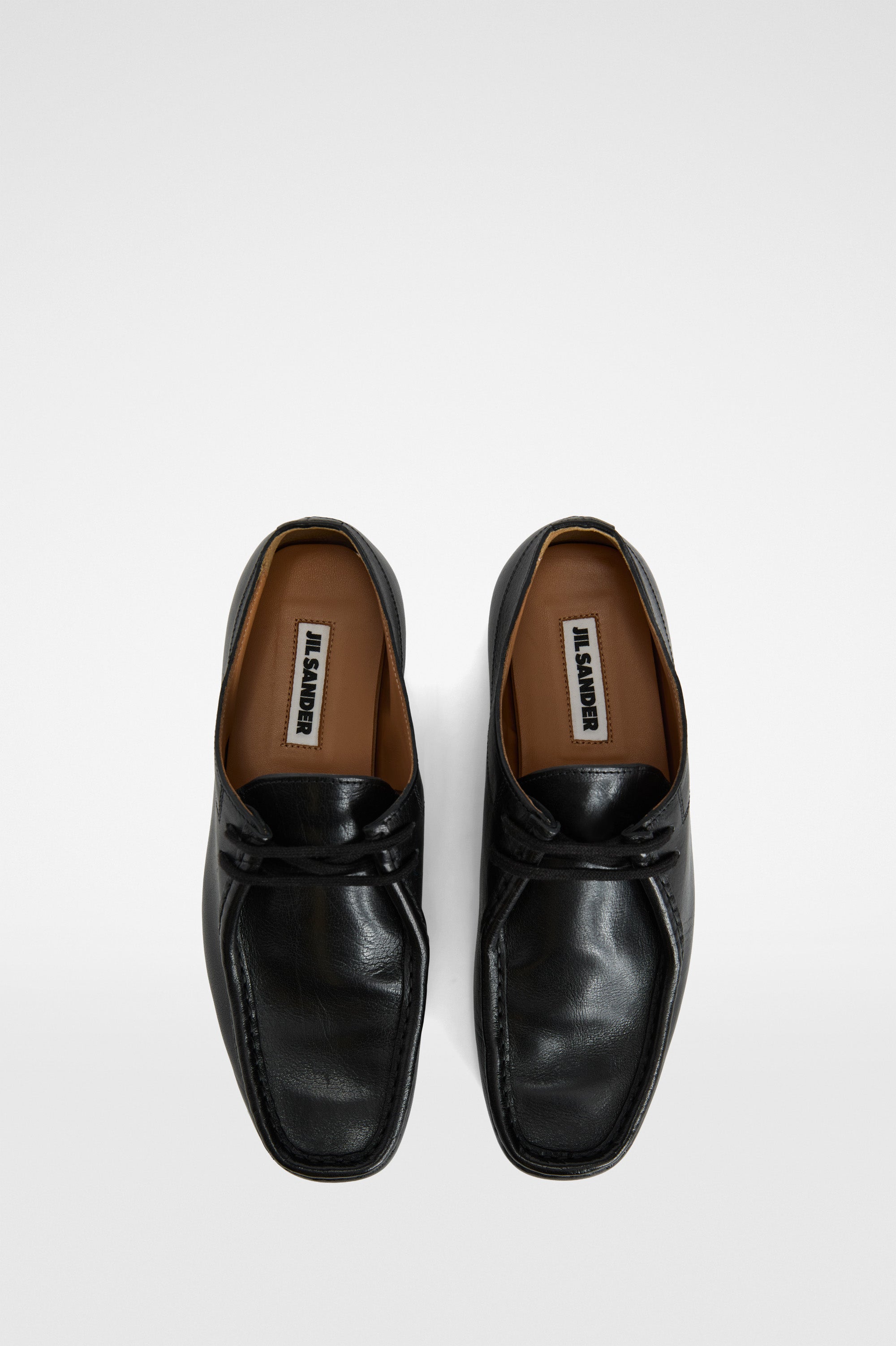 jil sander hood lace-up shoe for women