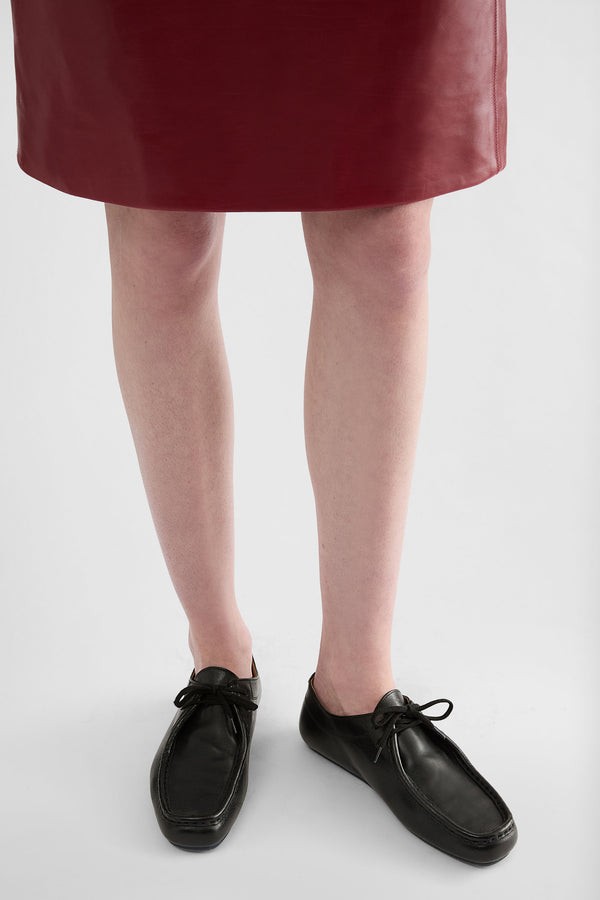 jil sander hood lace-up shoe for women