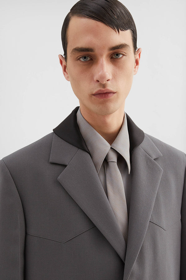 jil sander wool tailored jacket for men