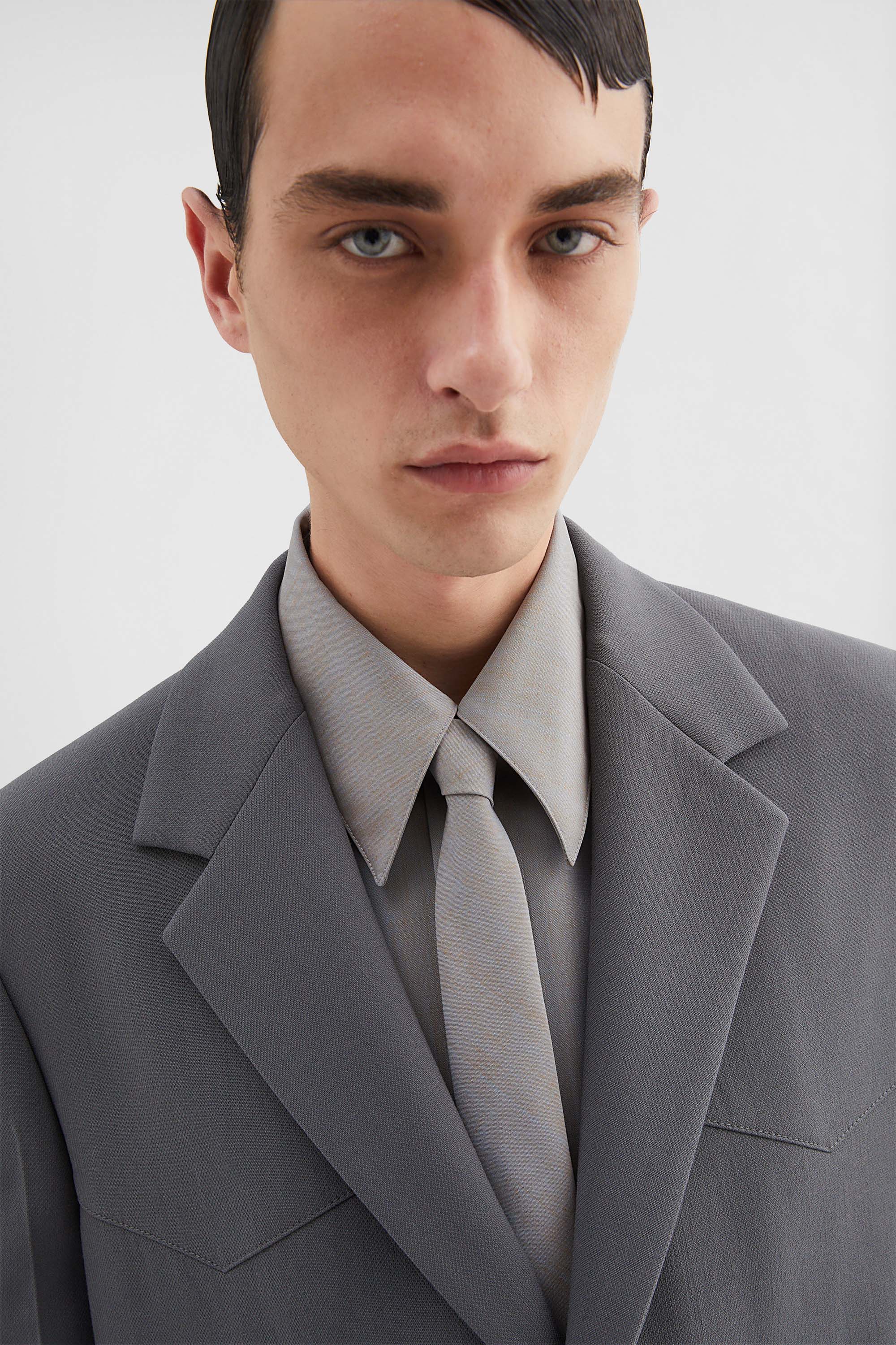 jil sander wool tailored jacket for men