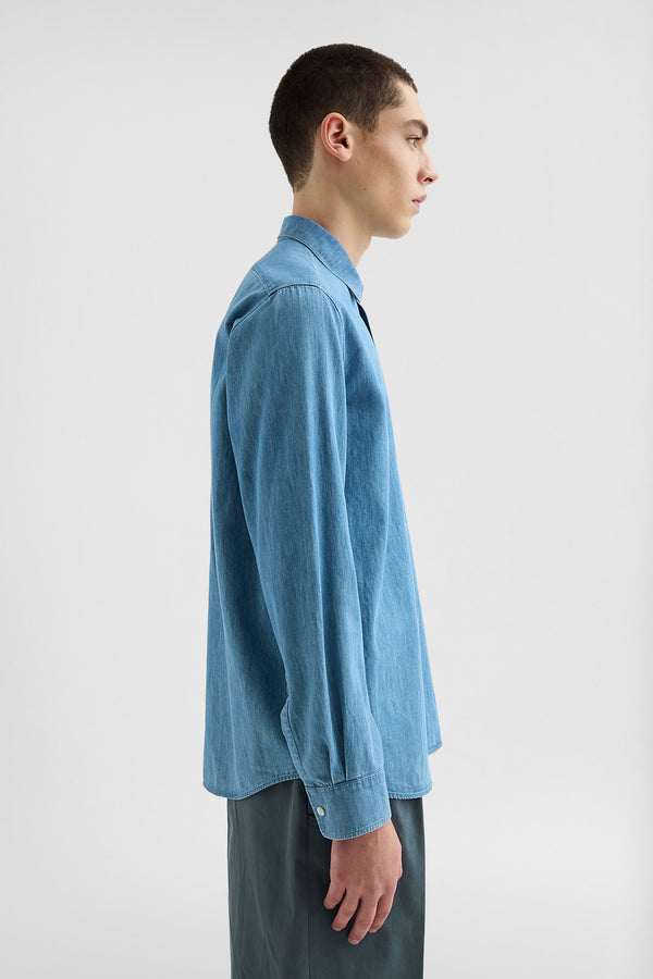 jil sander cotton chambray shirt for men