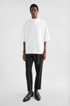 Cotton Mock-Neck T-Shirt