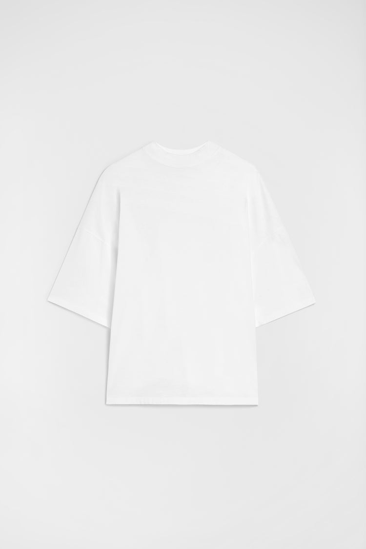 jil sander cotton mock-neck t-shirt for men