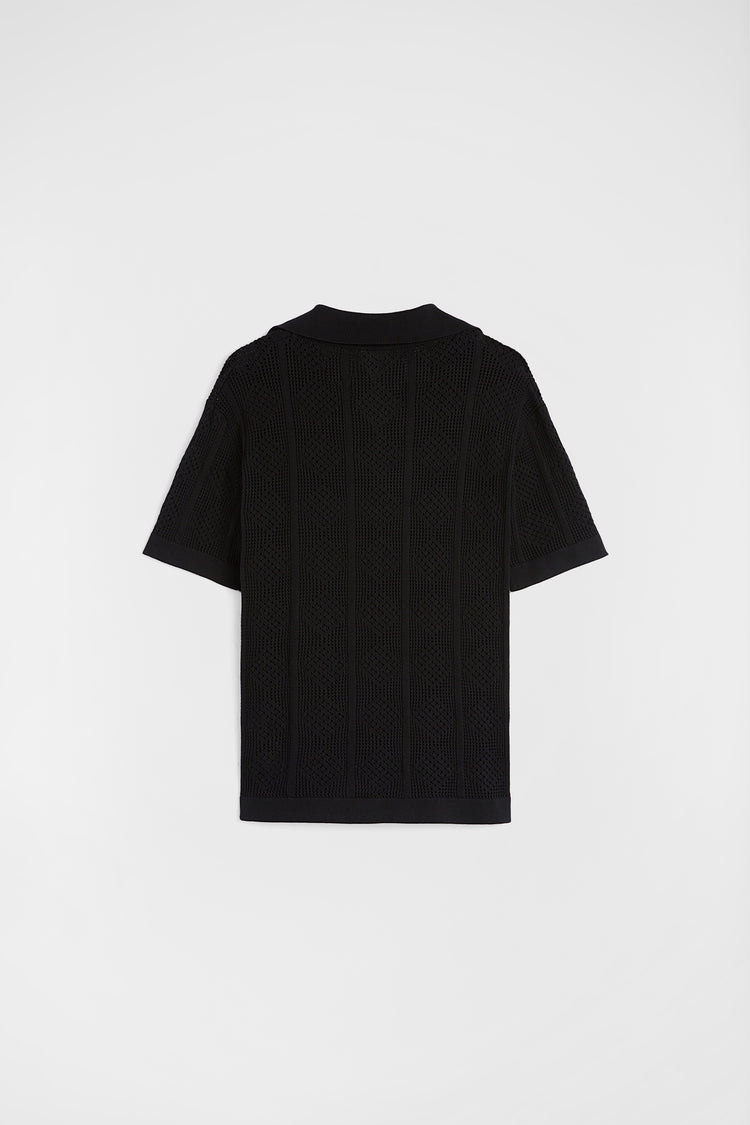 jil sander cotton knit polo t-shirt for men