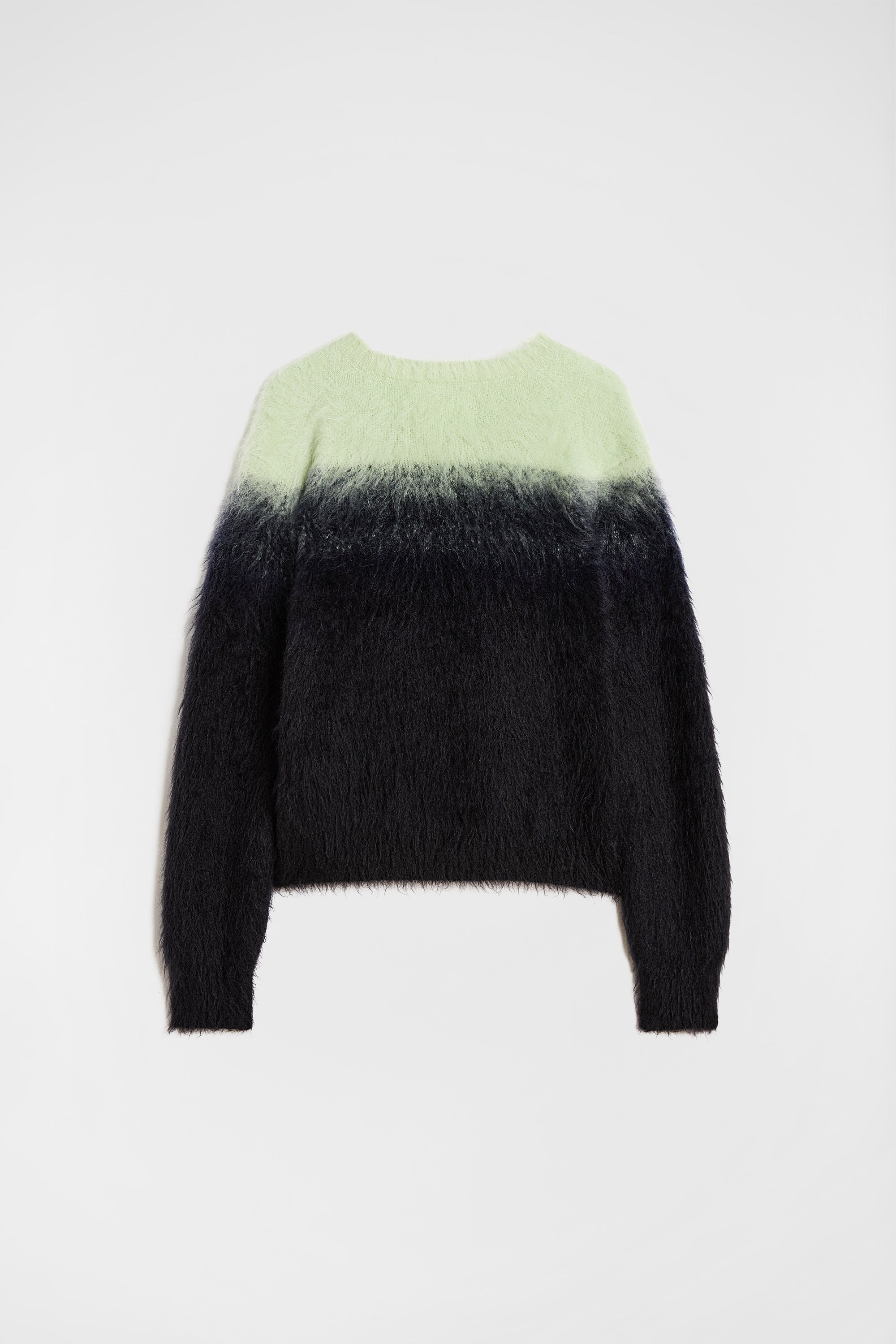 jil sander mohair jacquard crew-neck sweater for men