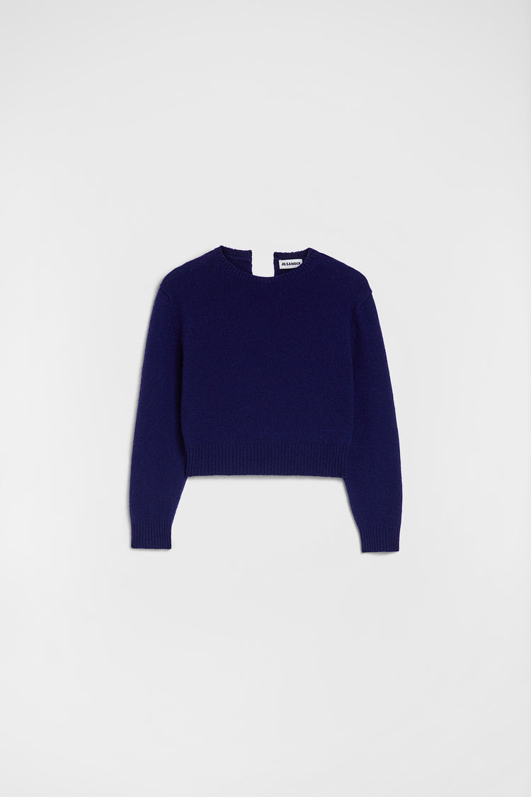 jil sander wool cropped sweater for men
