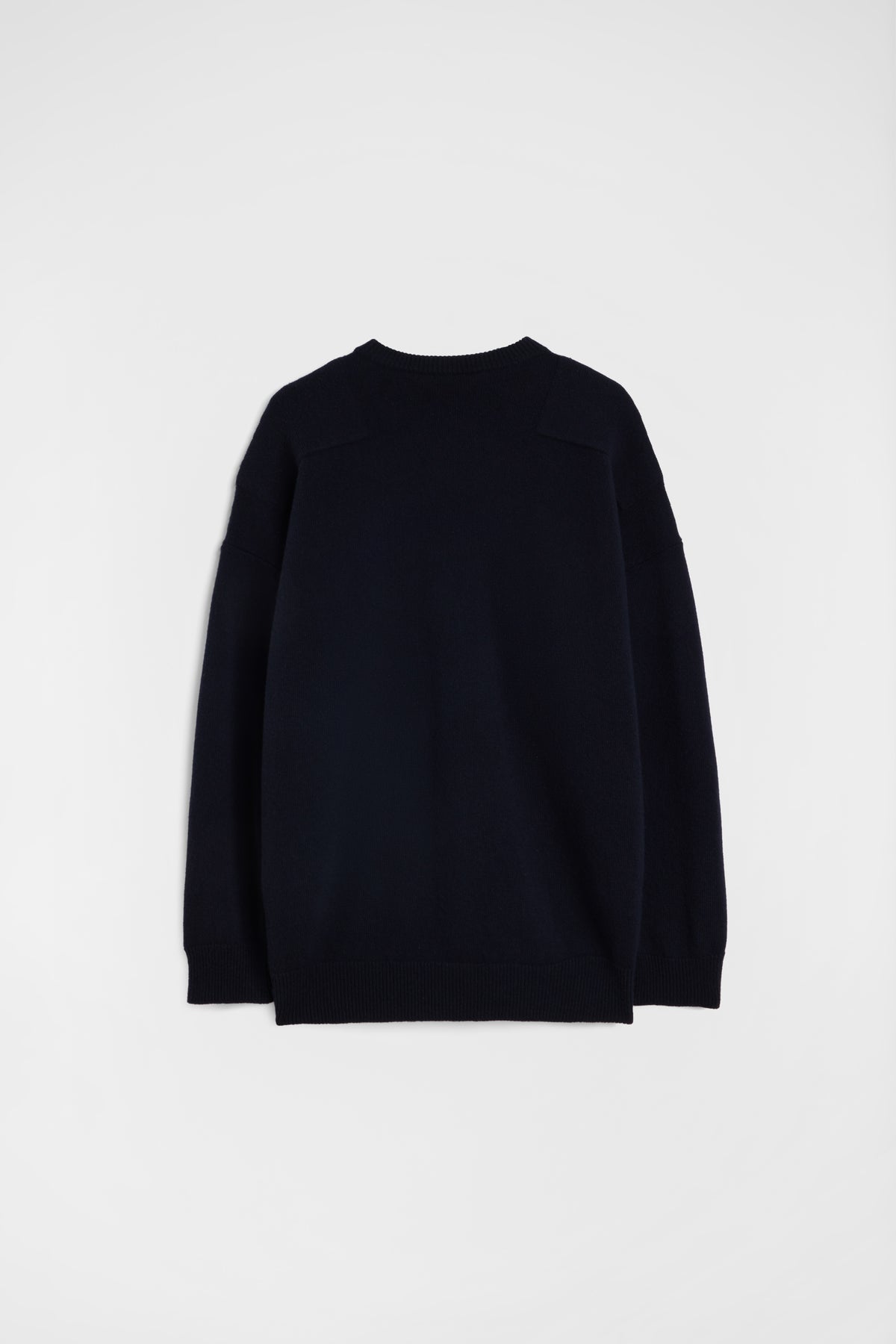 jil sander wool blend crew-neck sweater for men