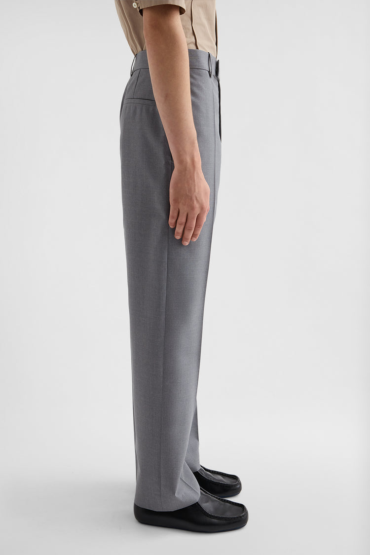 jil sander wool poplin trousers for men