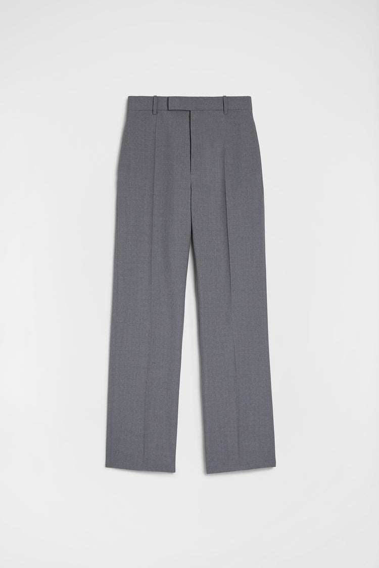 jil sander wool poplin trousers for men
