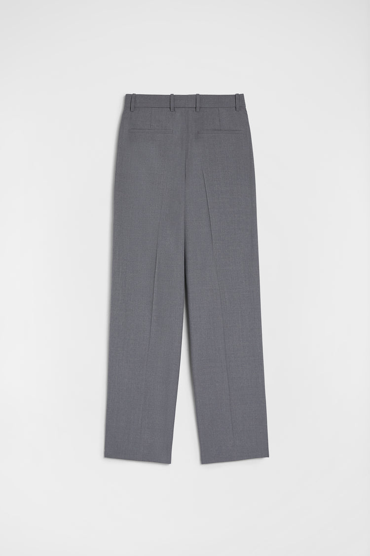jil sander wool poplin trousers for men
