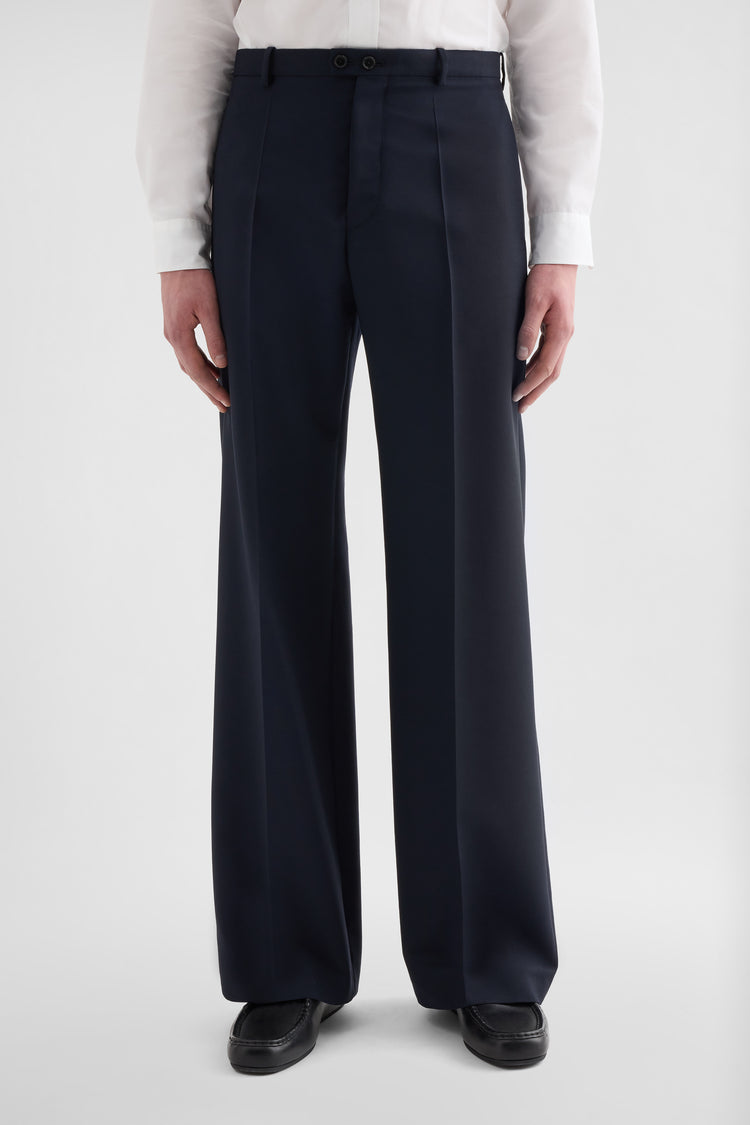 jil sander wool canvas trousers for men