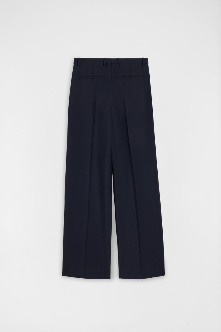 jil sander wool canvas trousers for men
