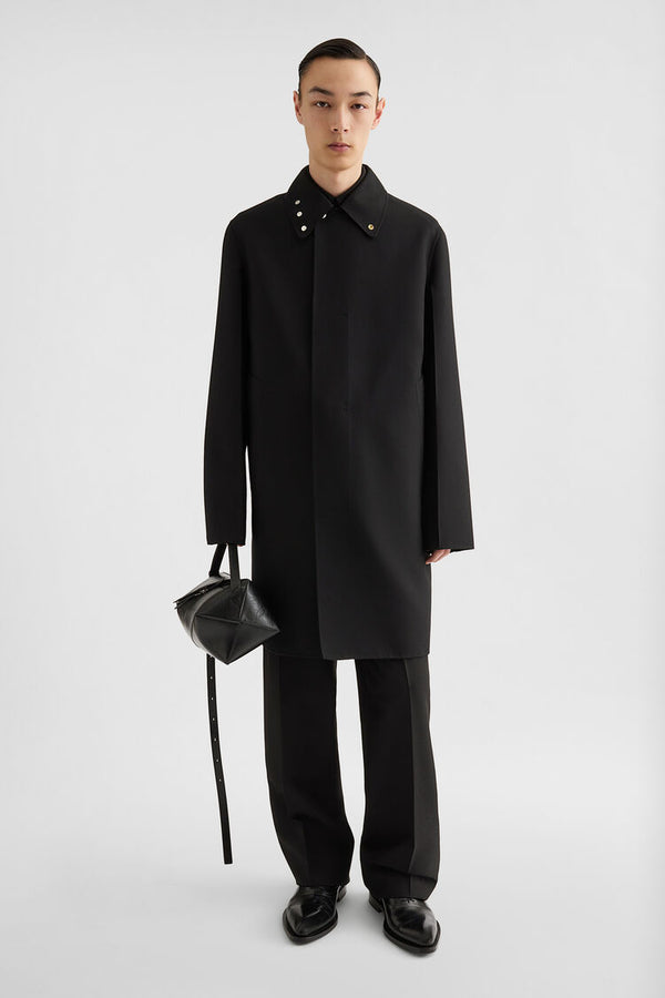 Wool Gabardine Coat