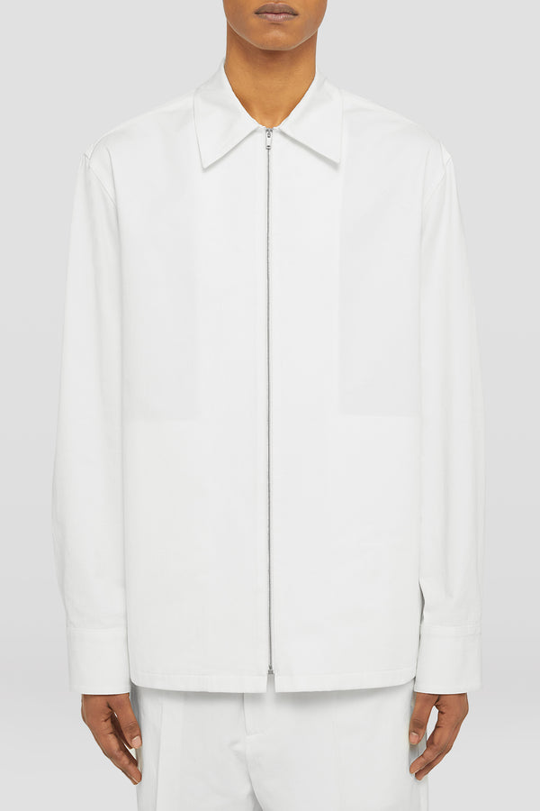 jil sander zip-up shirt for men
