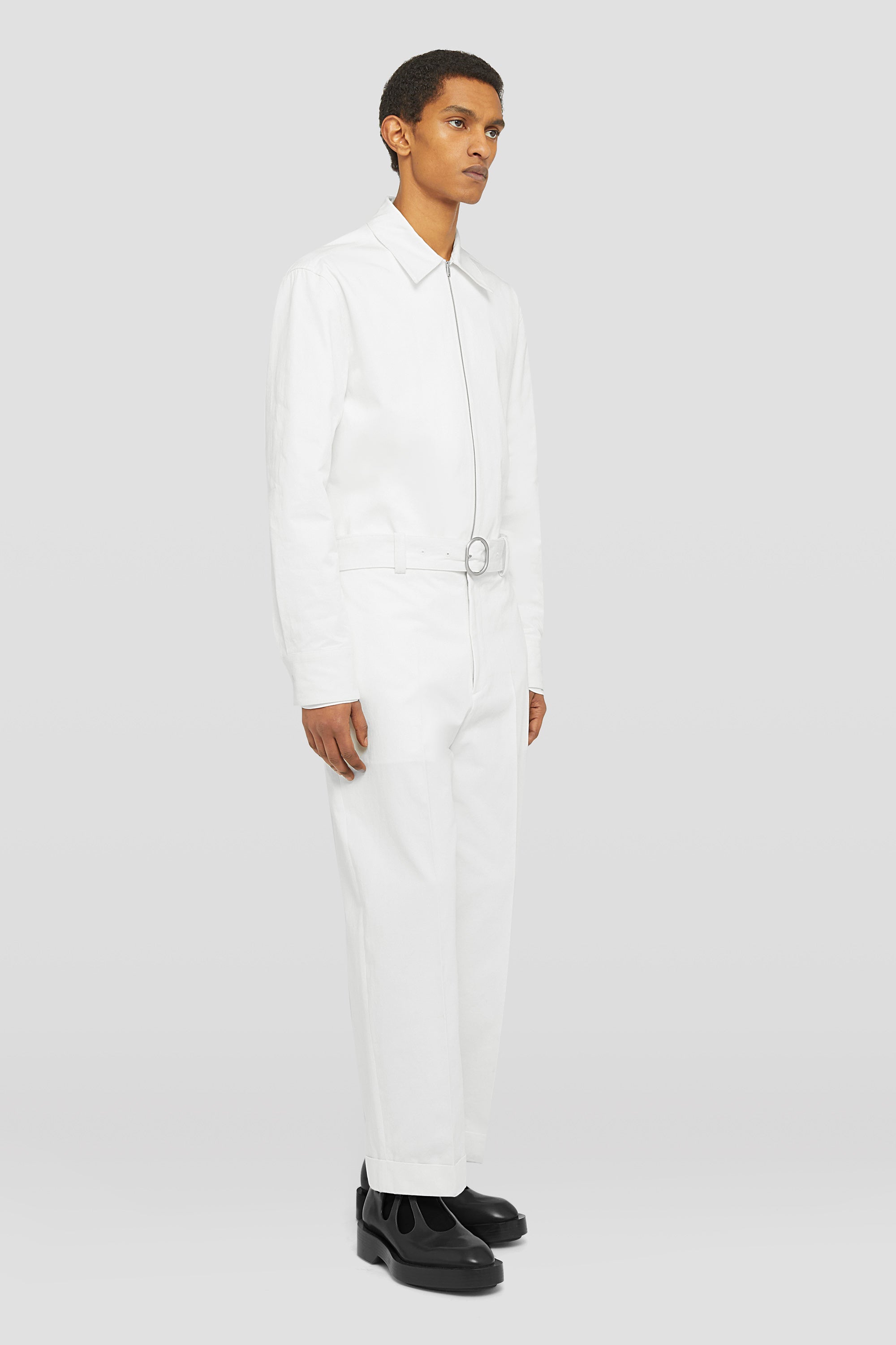jil sander zip-up shirt for men