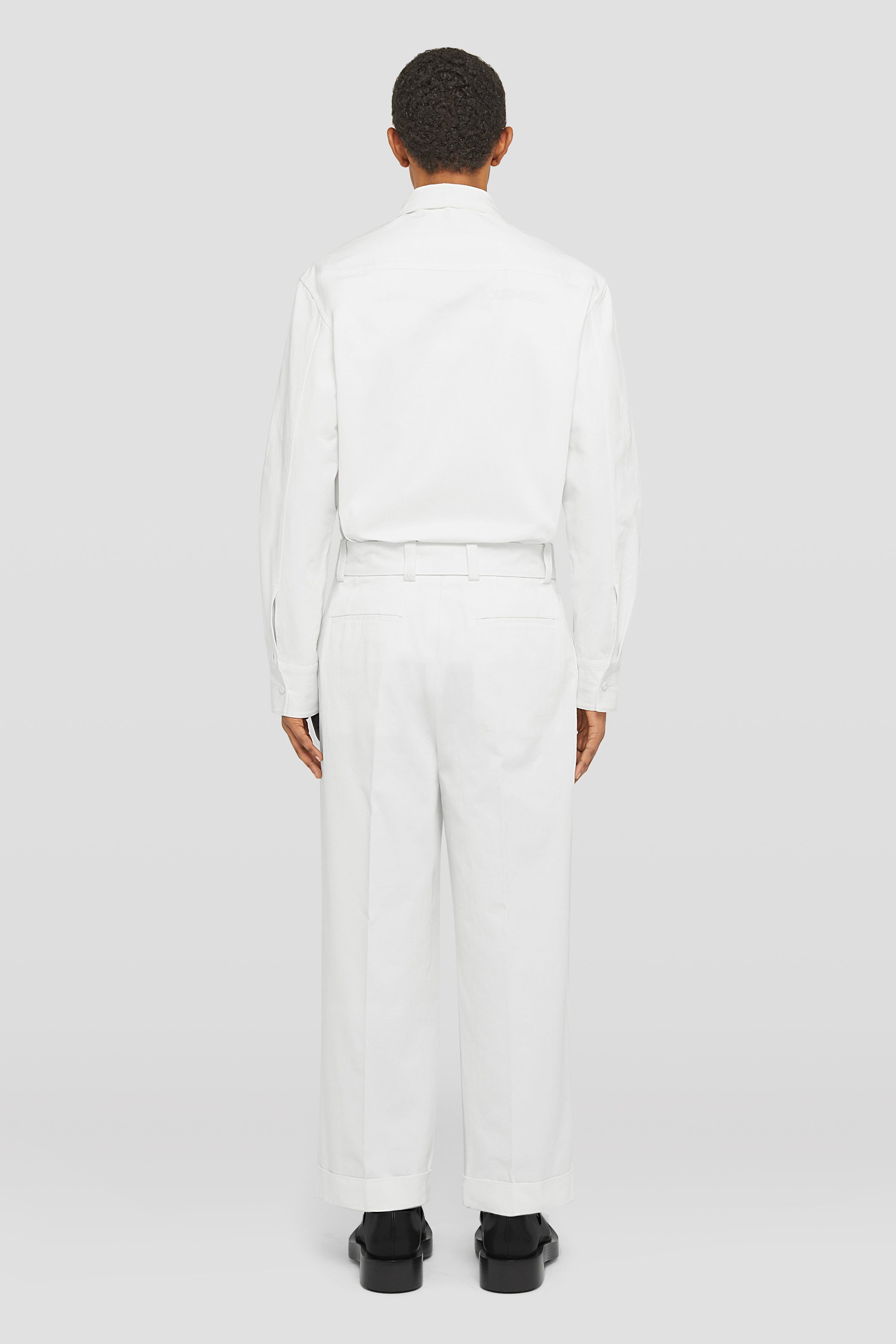 jil sander zip-up shirt for men