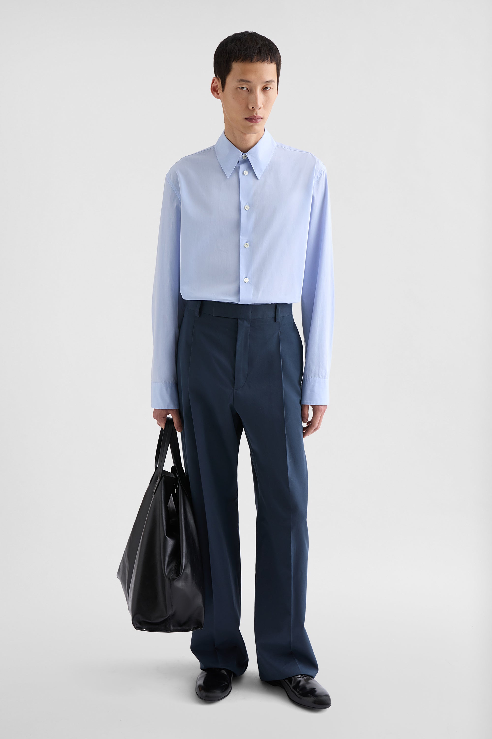 jil sander cotton poplin shirt for men