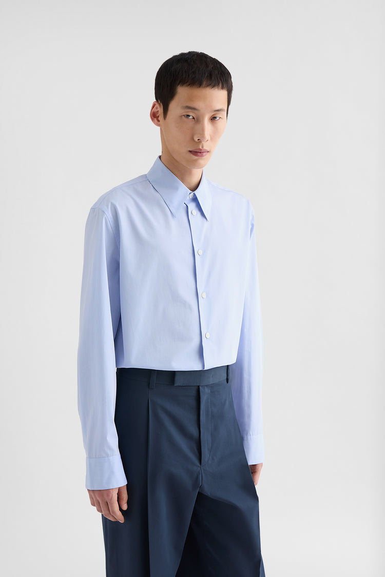 jil sander cotton poplin shirt for men