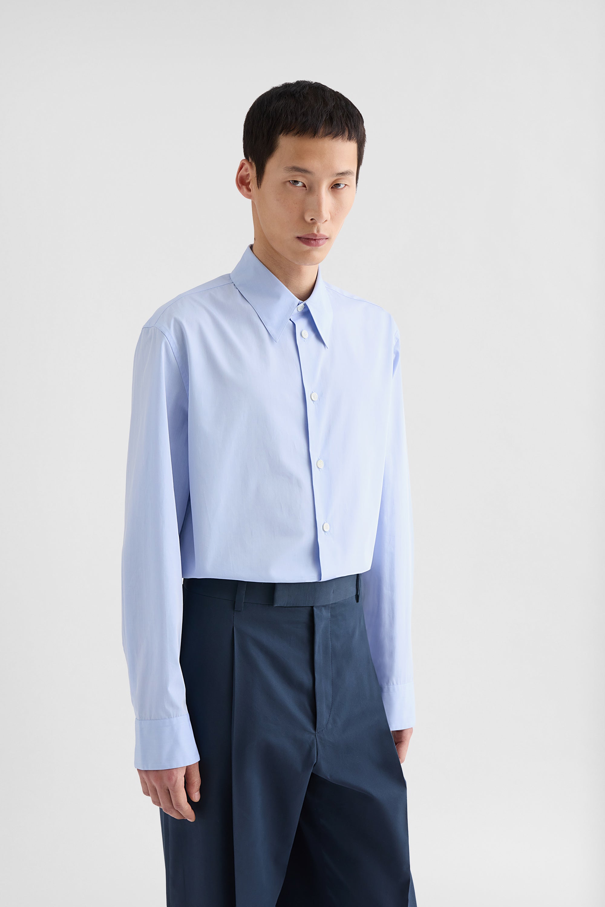 jil sander cotton poplin shirt for men