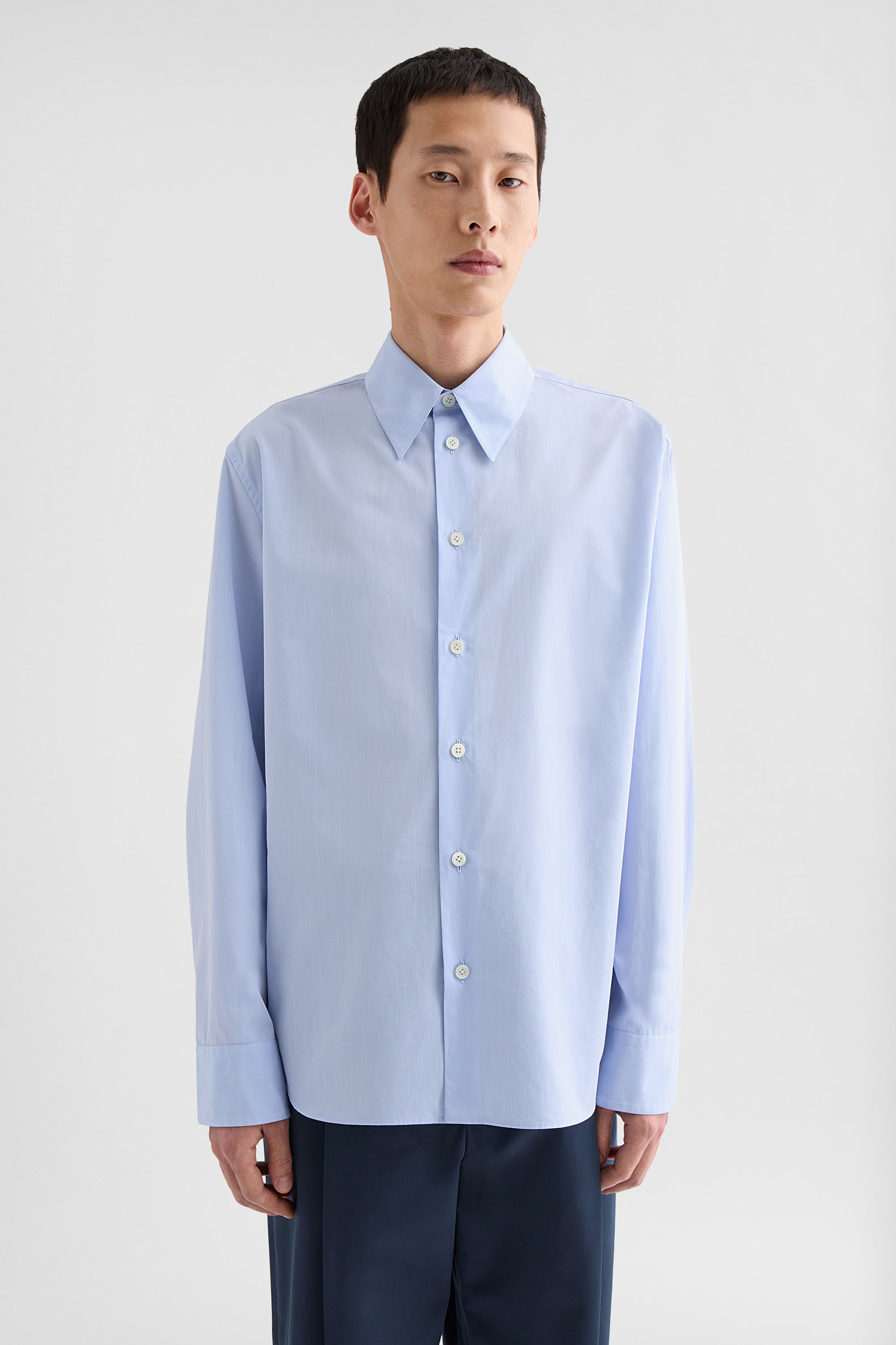 jil sander cotton poplin shirt for men
