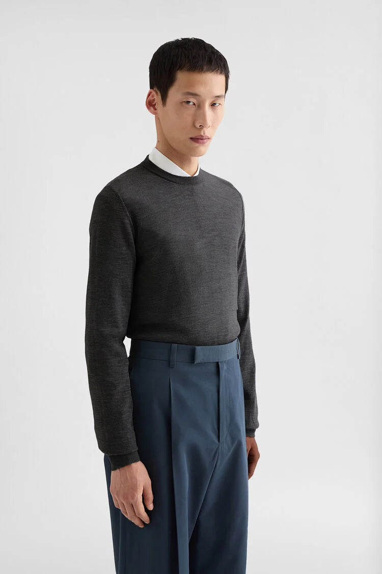 Wool Crew-Neck Sweater