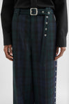 Wool Belted Trousers