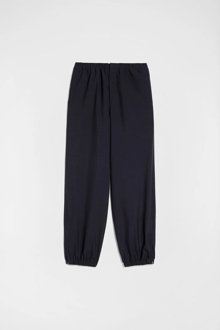 jil sander wool poplin trousers for men