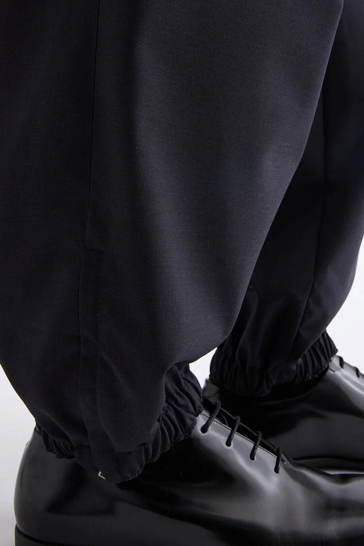 jil sander wool poplin trousers for men