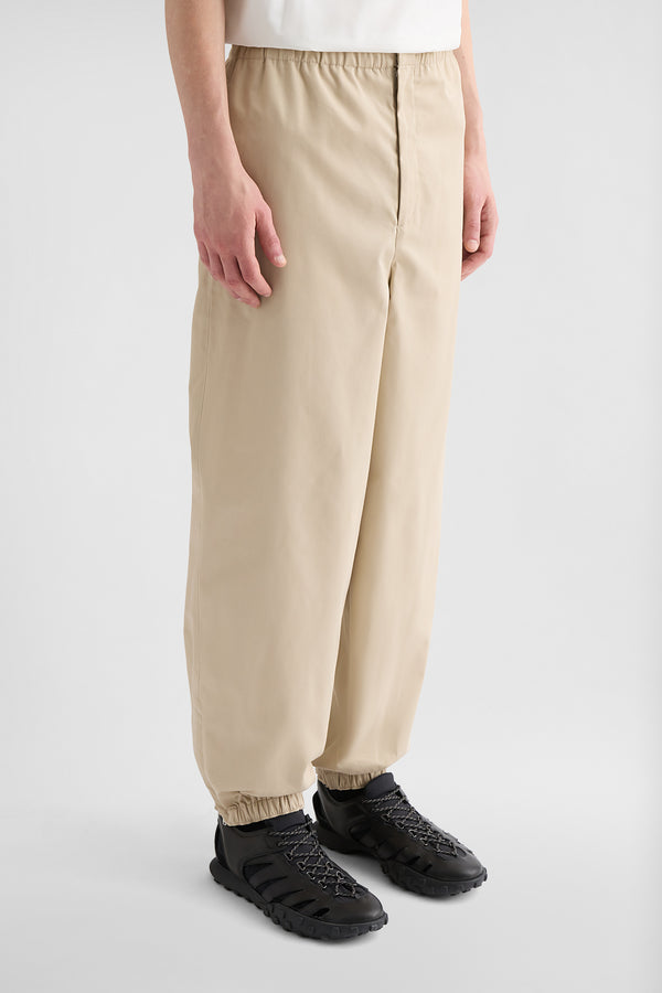 jil sander cotton blend poplin trousers for men