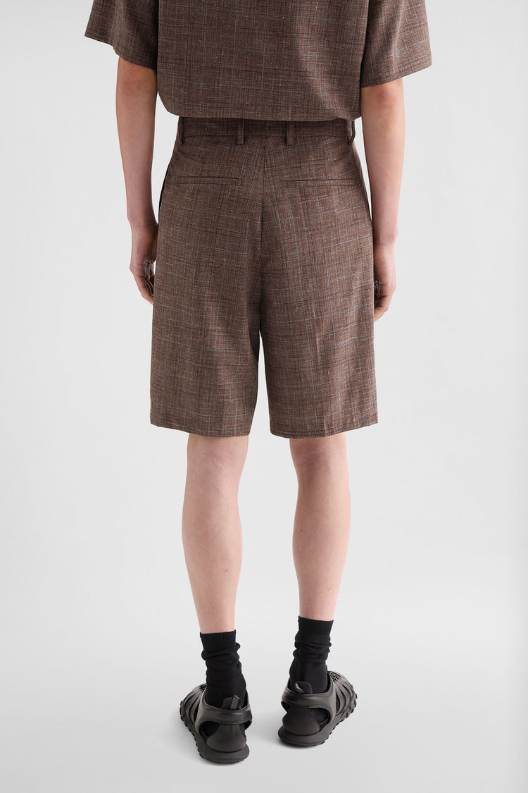 jil sander wool flamé shorts for men