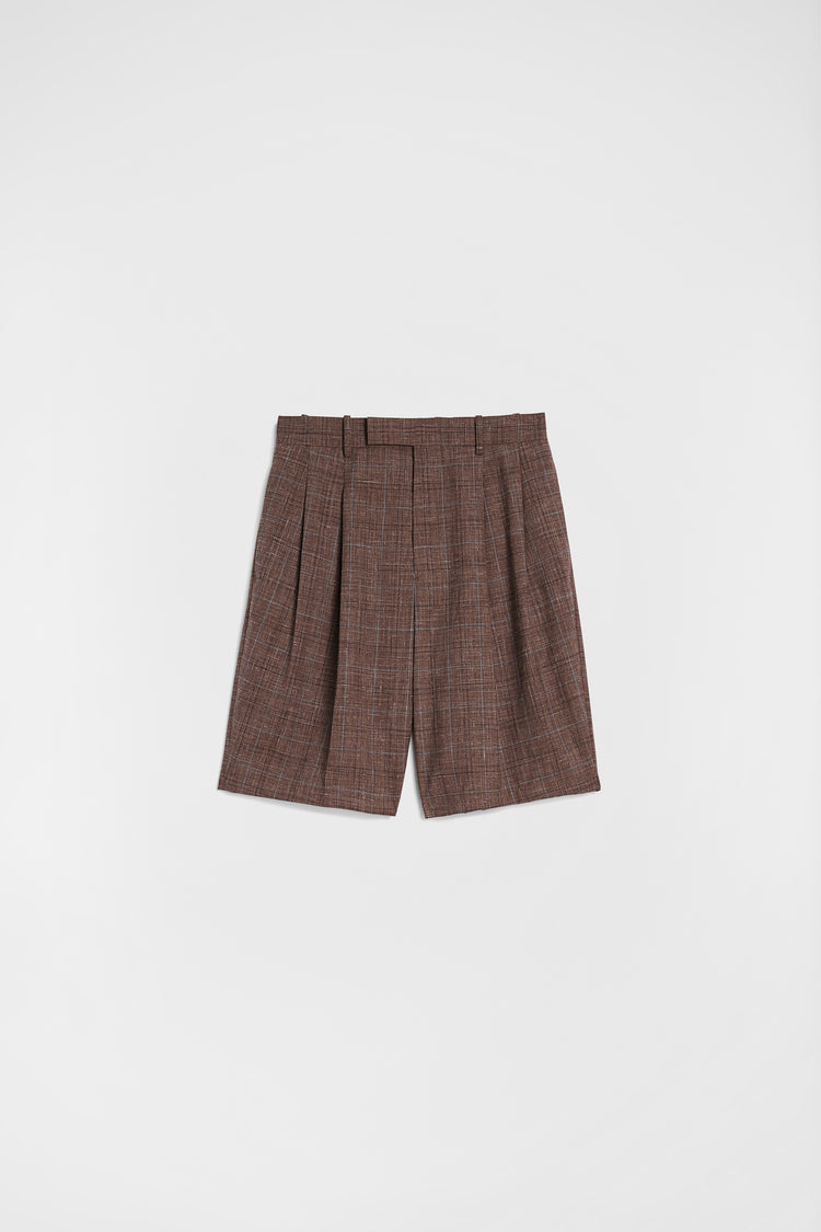 jil sander wool flamé shorts for men