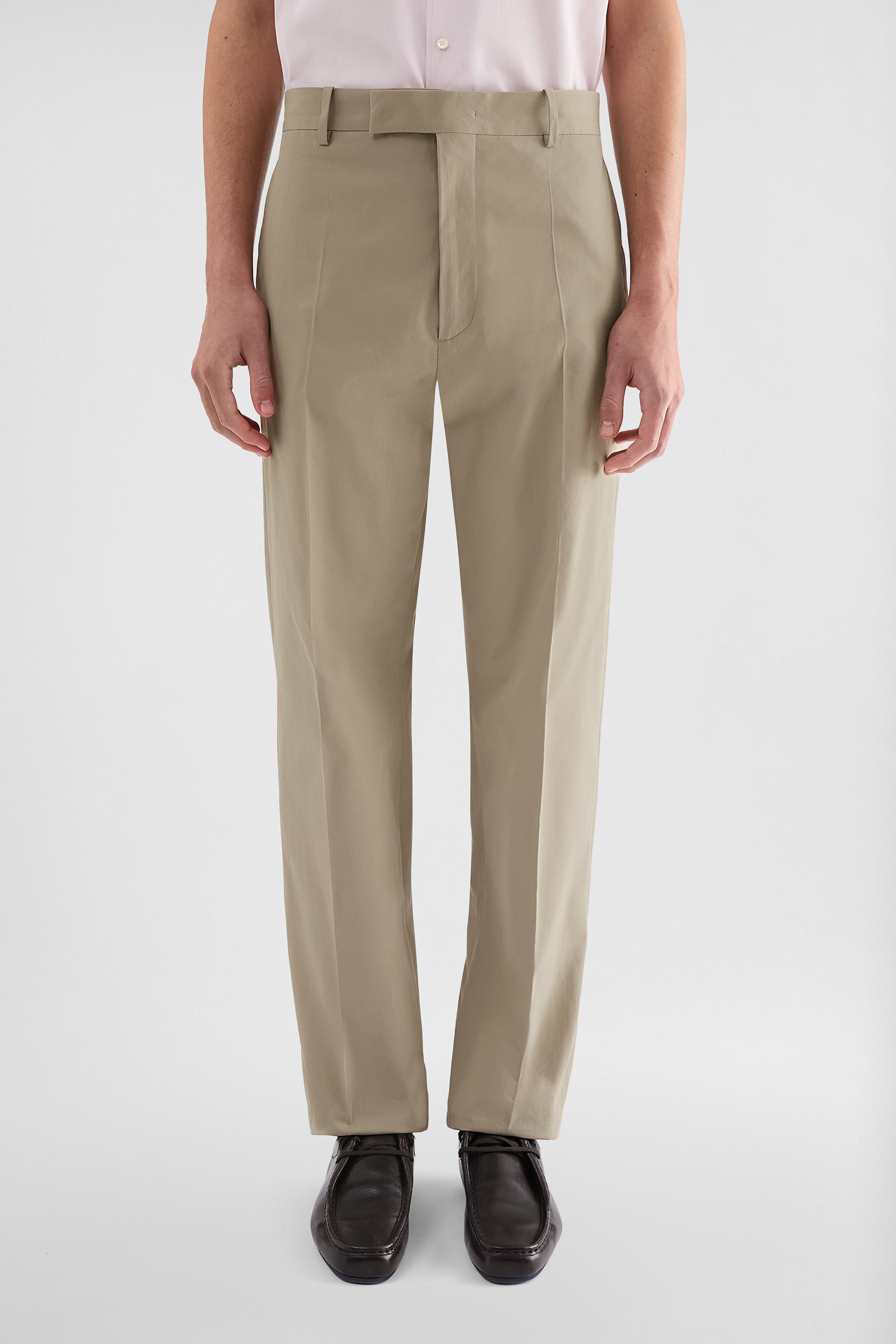 jil sander cotton drill trousers for men