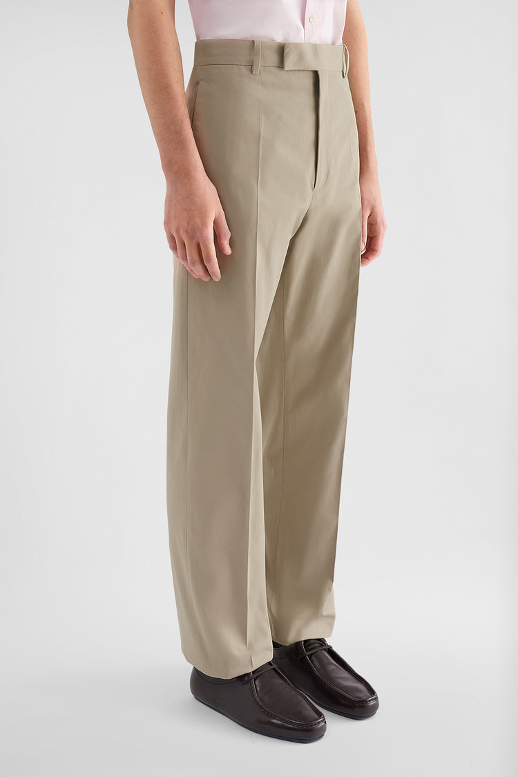 jil sander cotton drill trousers for men