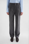 Wool Pinstripe Trousers