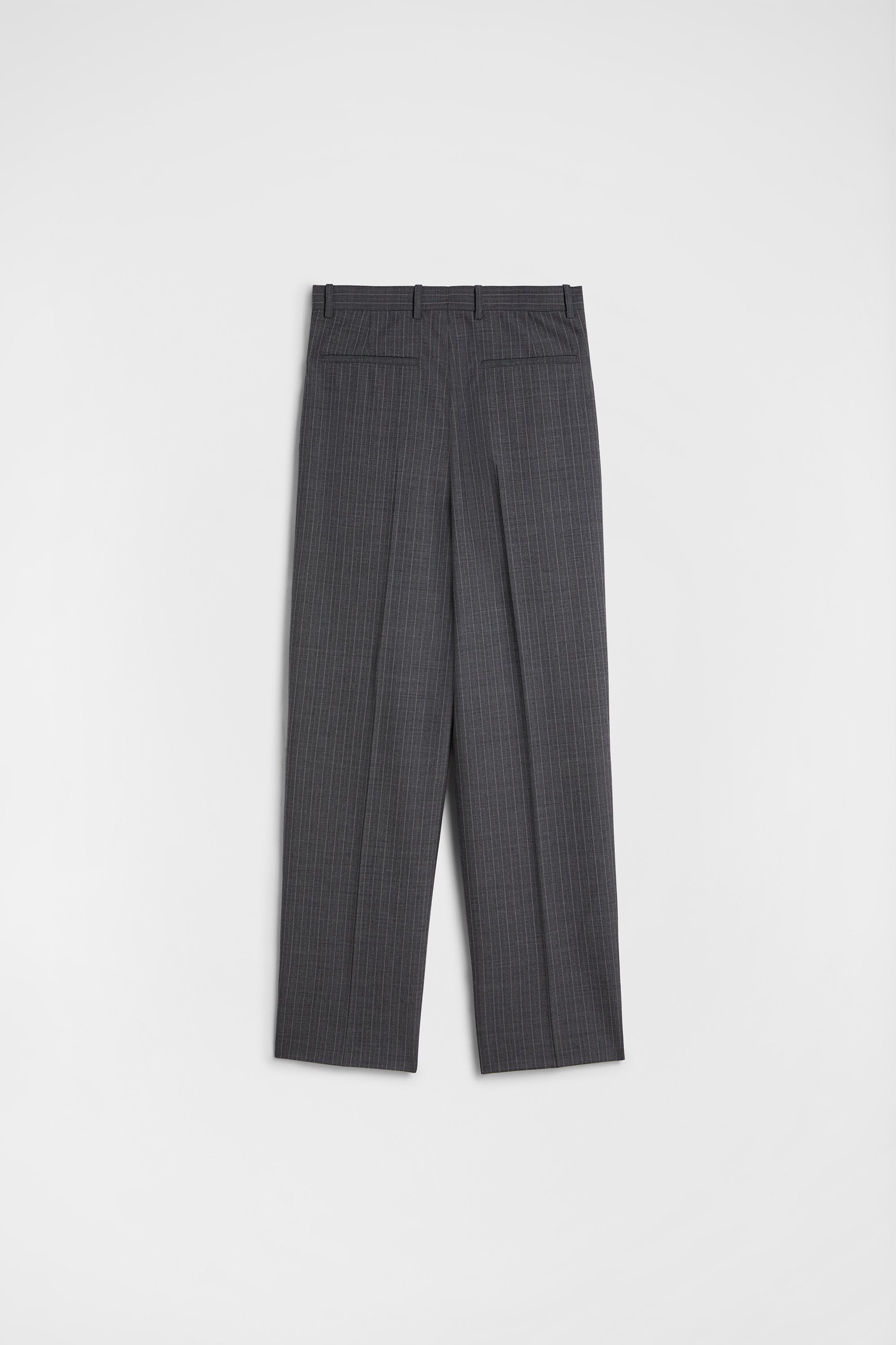 jil sander wool pinstripe trousers for men
