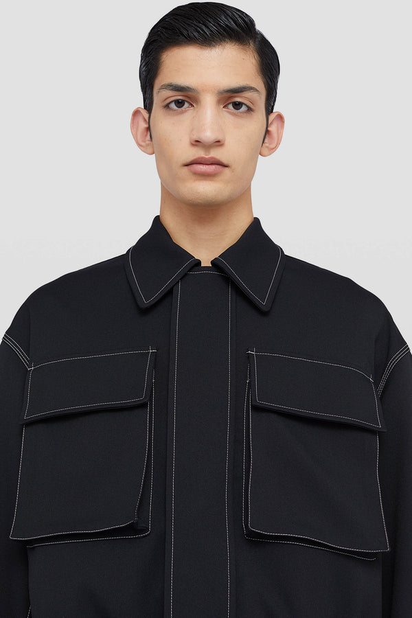 jil sander technical gabardine jacket for men