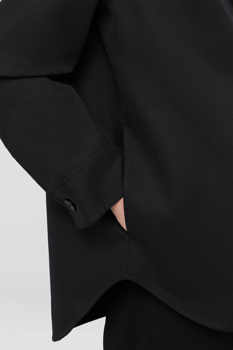 jil sander double cotton overshirt for men