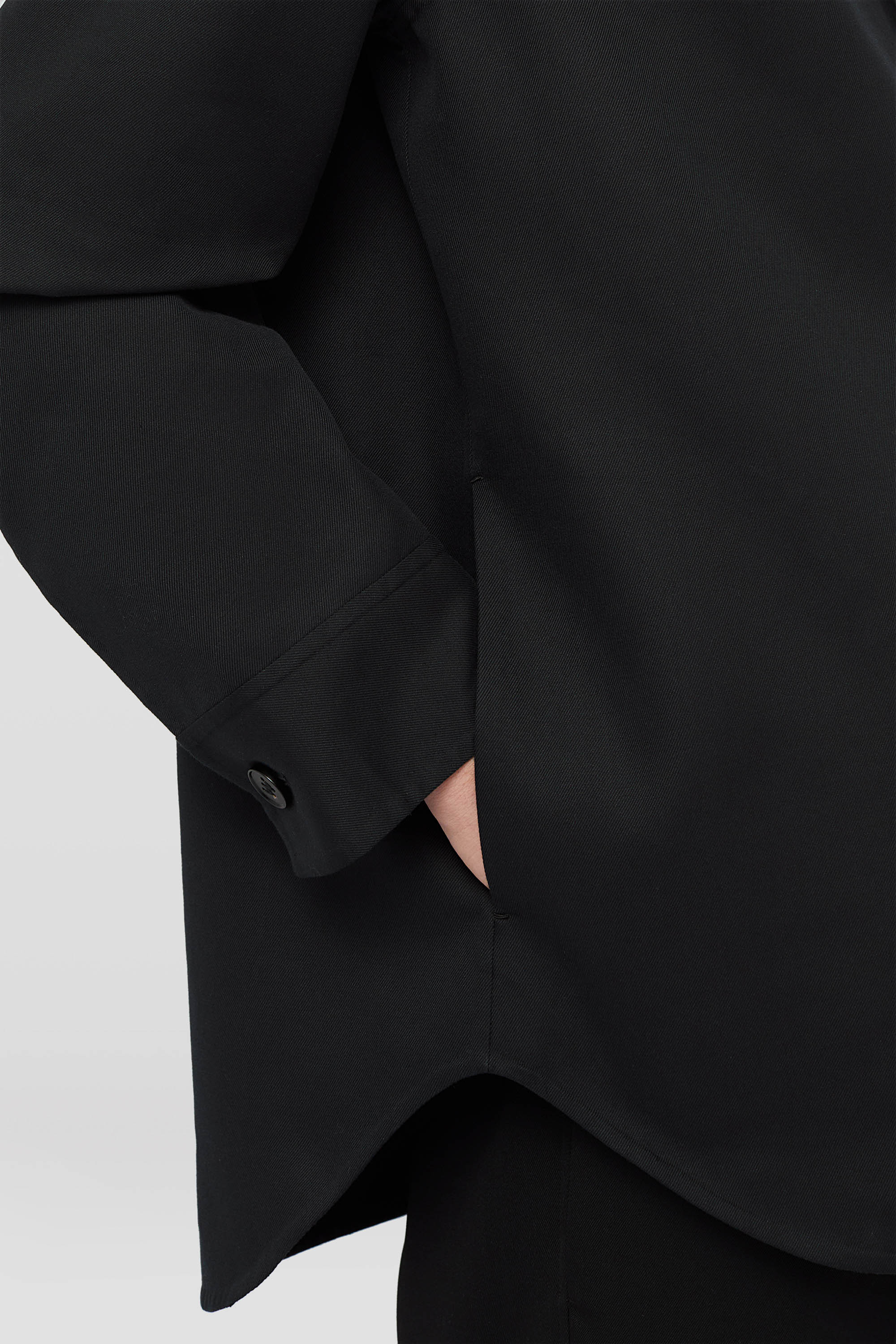 jil sander double cotton overshirt for men