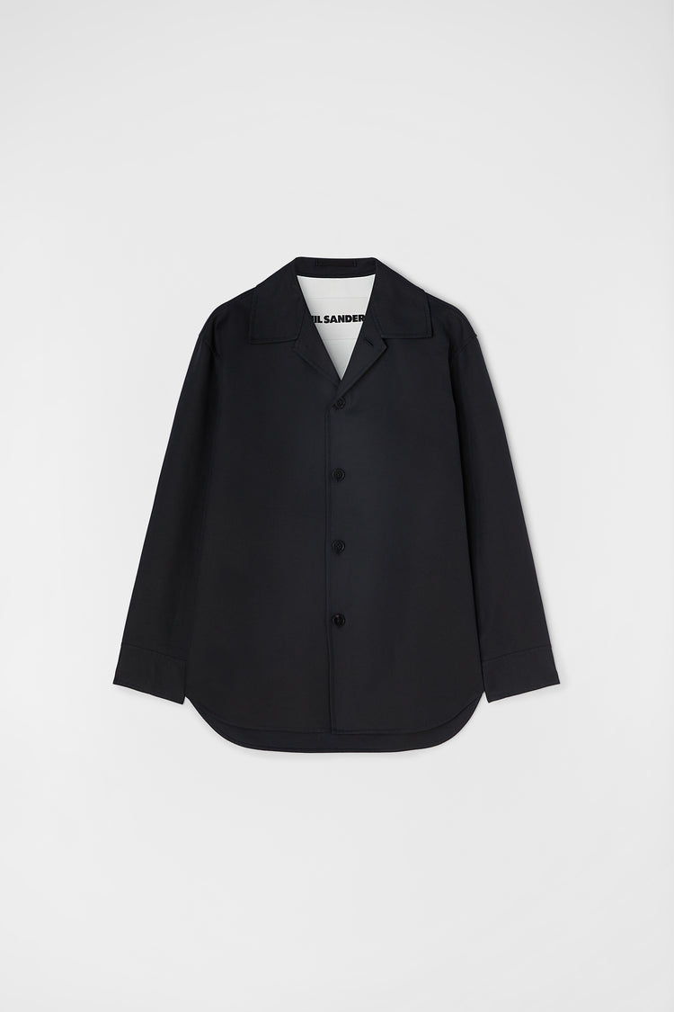 jil sander double cotton overshirt for men