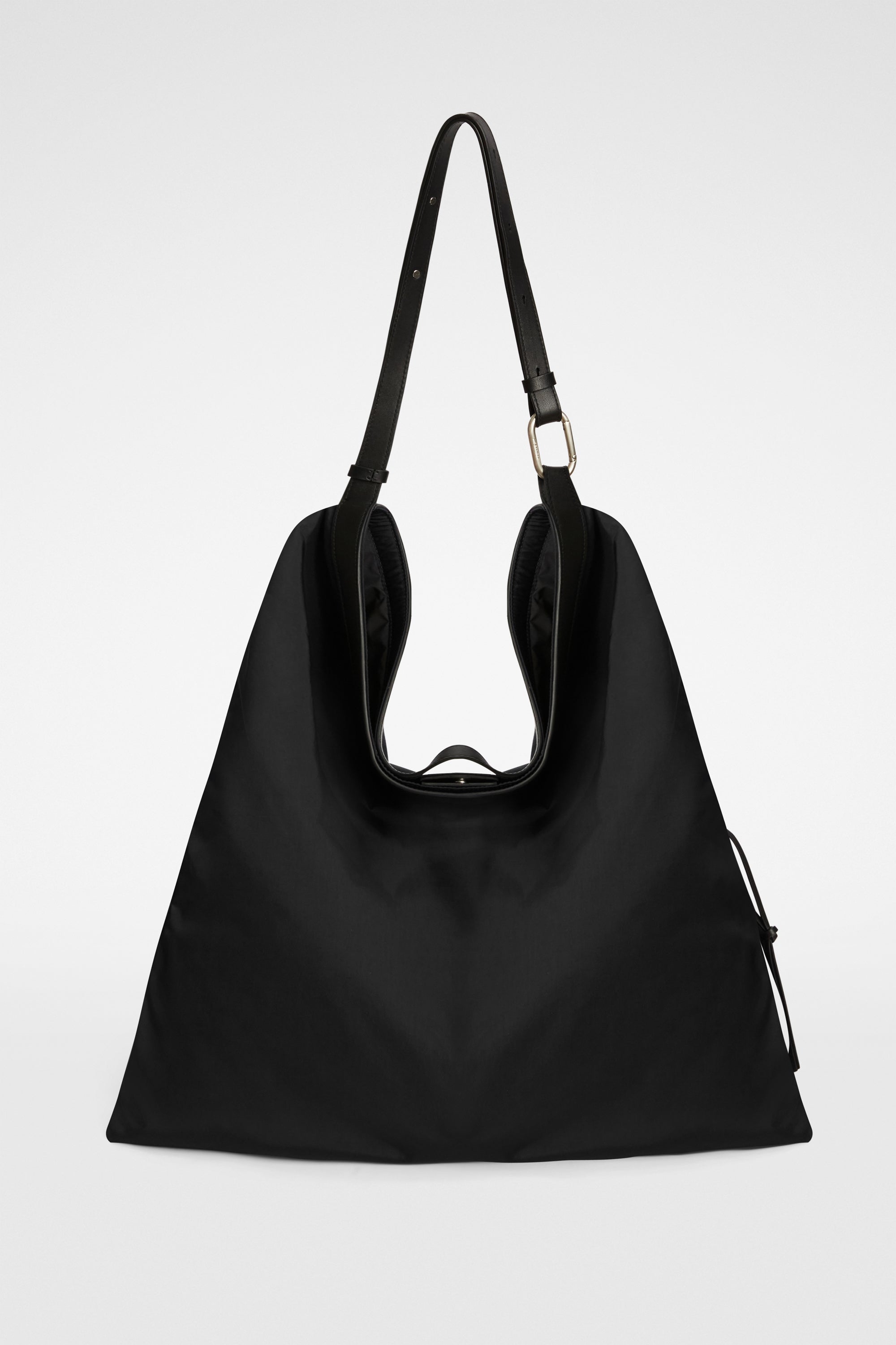 Jil Sander Soft Rolled Hobo Black | UAE Store