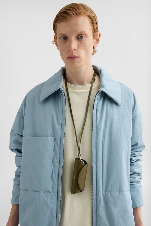 jil sander cannolo key ring for men