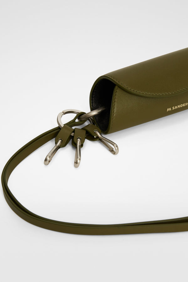 jil sander cannolo key ring for men