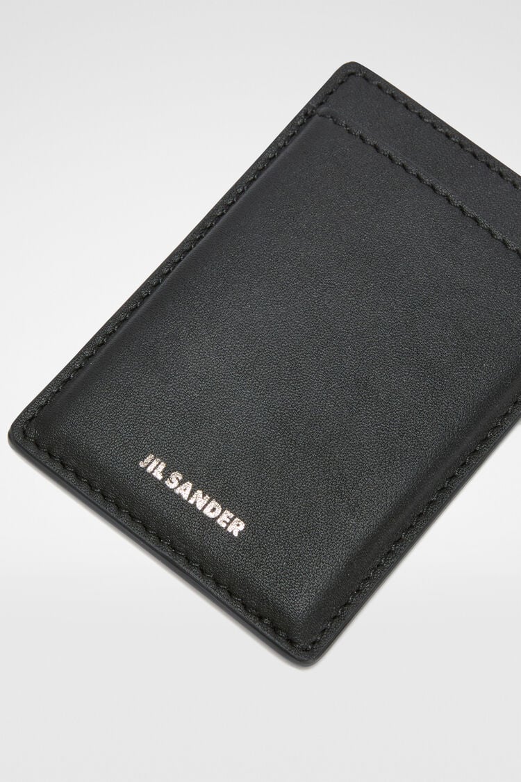 jil sander magnetic card holder for women and men