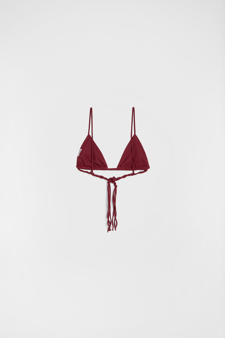 jil sander jersey tangle bikini top for women