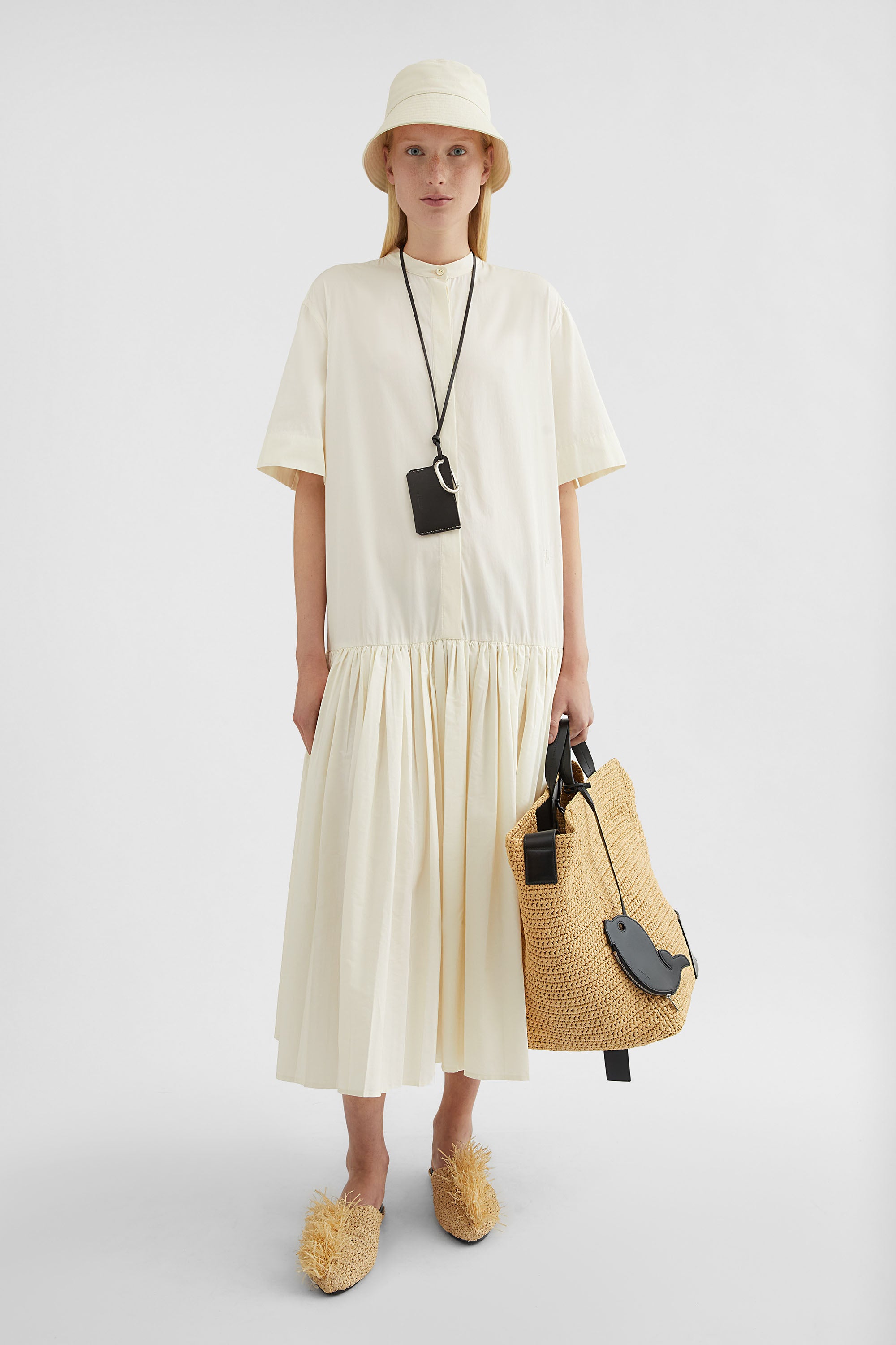 Cotton Poplin Shirt Dress