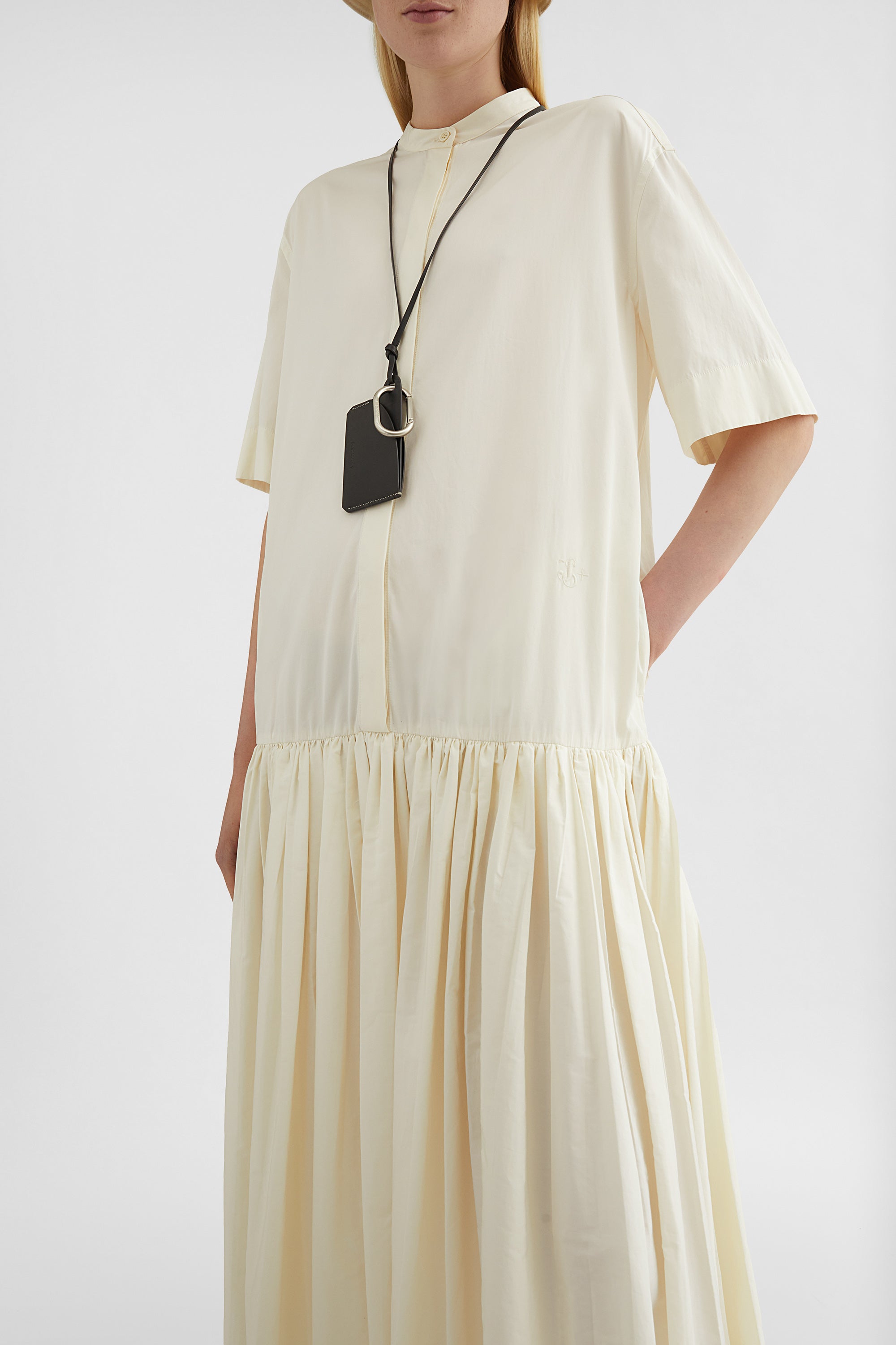 Cotton Poplin Shirt Dress