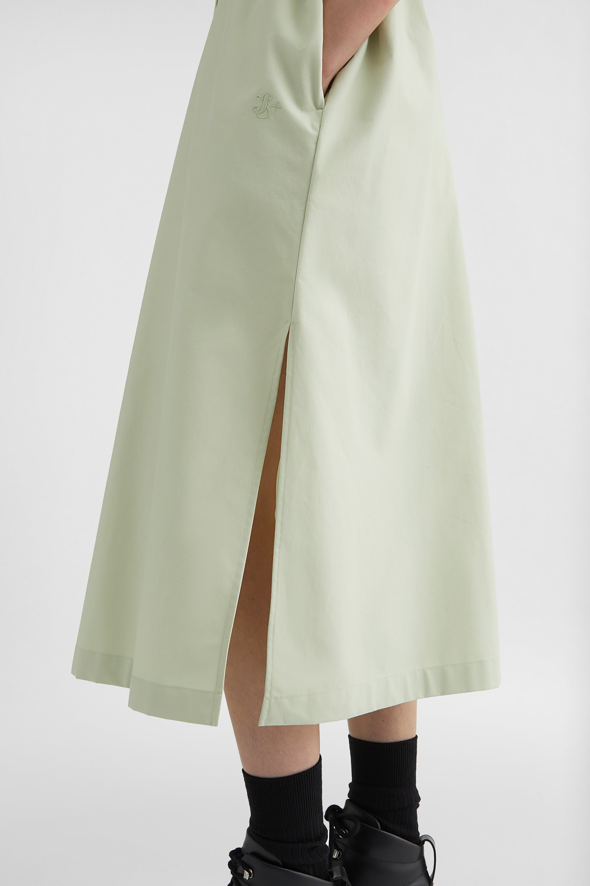 jil sander cotton belted dress for women