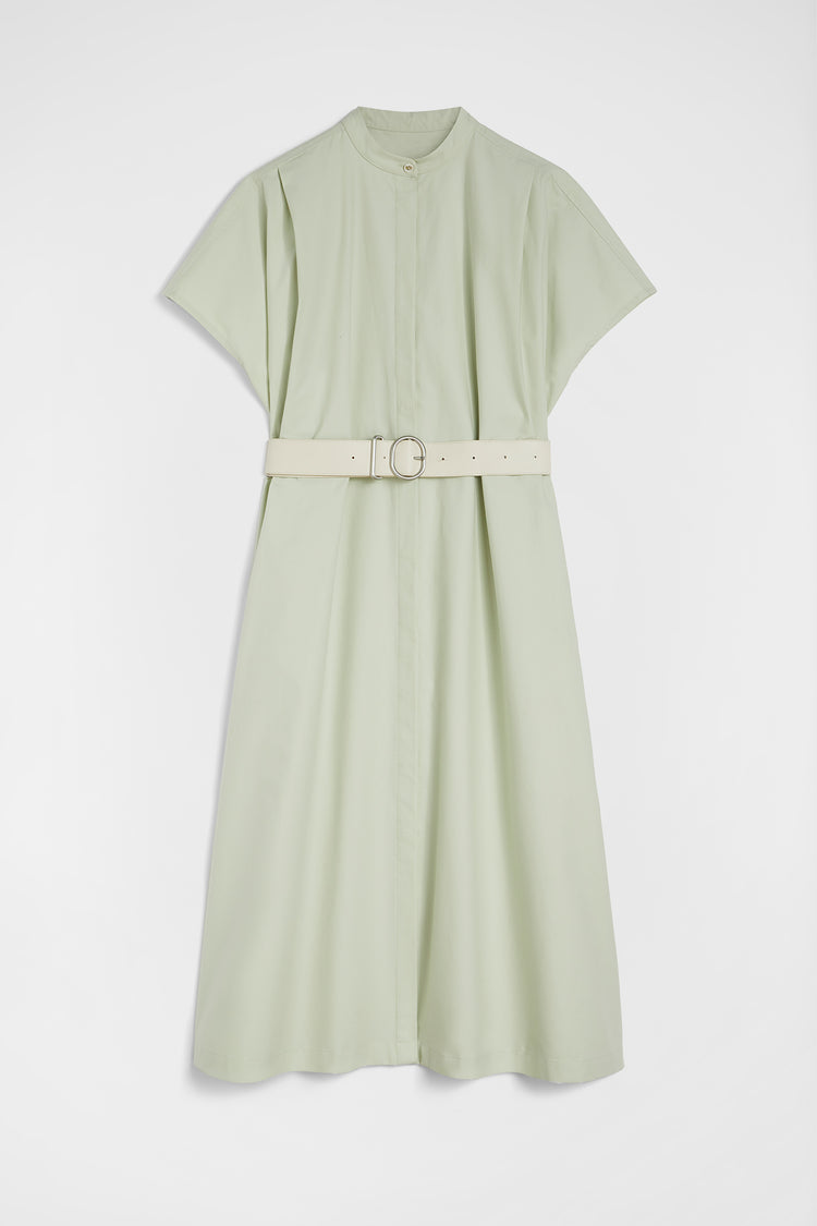 jil sander cotton belted dress for women